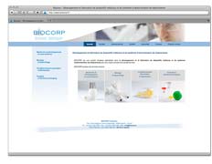 Exemple de création de site Internet dans le domaine de la fabrication de dispositifs médicaux