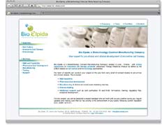 Exemple de création de site Internet dans le domaine des biotechnologies